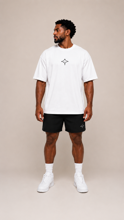 OVERSIZE POWER TSHIRT- WHITE