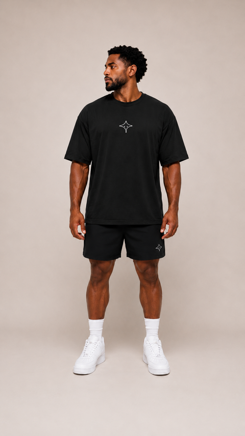 OVERSIZE POWER TSHIRT- BLACK